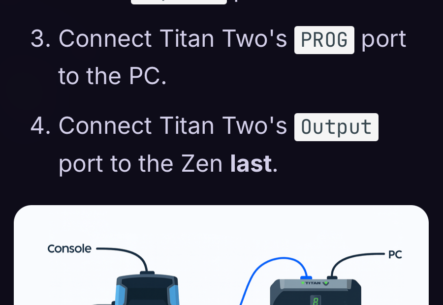 Titan Two and Zen wiring